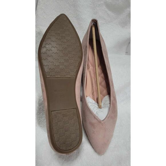 NWT Women's Birdies The Goldfinch Suede in Natural Pink size 9.5 Preppy Boho - Picture 4 of 7